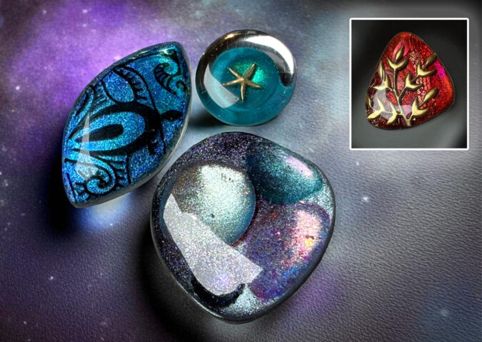 Resin Collage Jewelry: Build Stunning 3D Layers