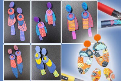 Mark-Making, Color & Calm: Creating  Polymer Clay Earrings