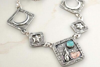 Creating a Moongazing Hare Necklace in Metal Clay