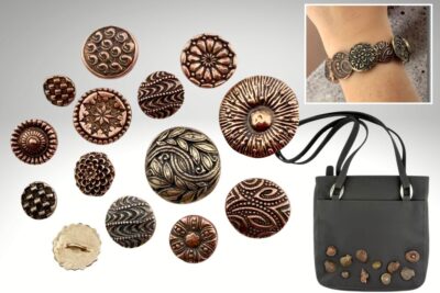 Create Your Own Base Metal Buttons