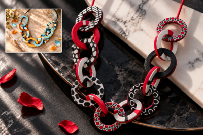 Create a Striking Polymer Clay Chain Necklace