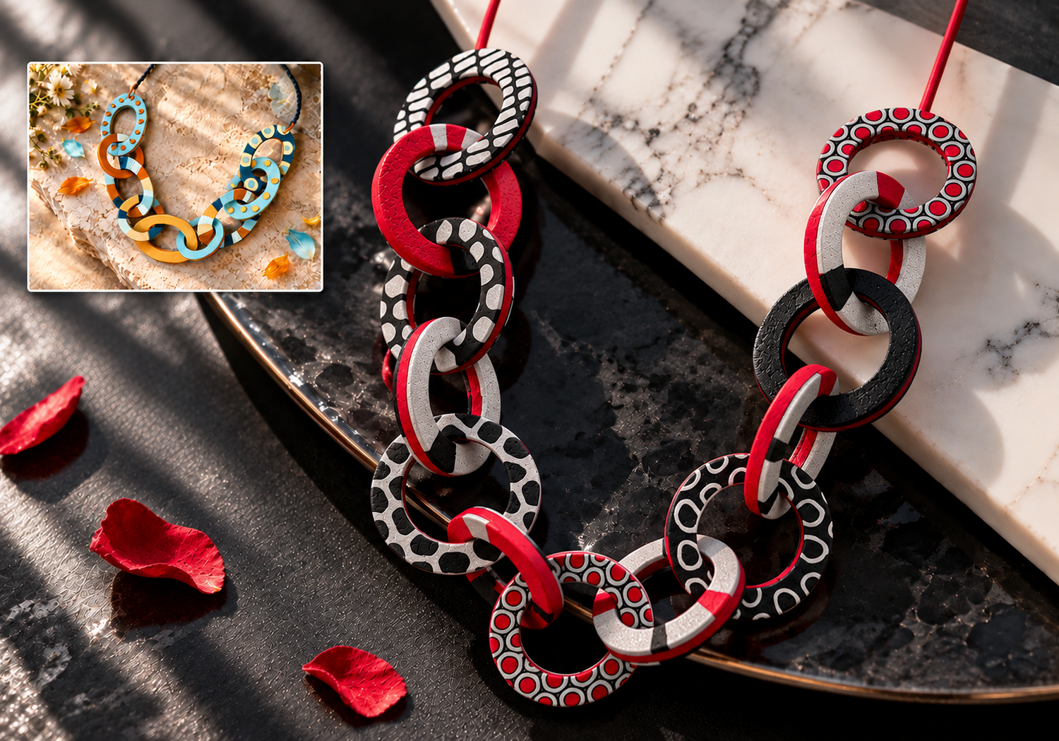 Create a Striking Polymer Clay Chain Necklace Create a Striking Polymer Clay Chain Necklace